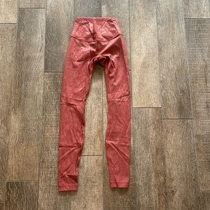 Pink Lululemon Leggings